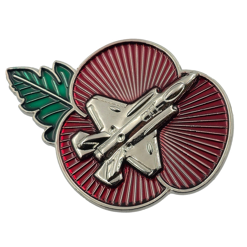 F-35 Poppy Pin Badge