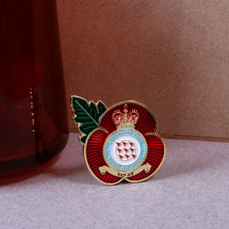 RAF Red Arrows Poppy Pin