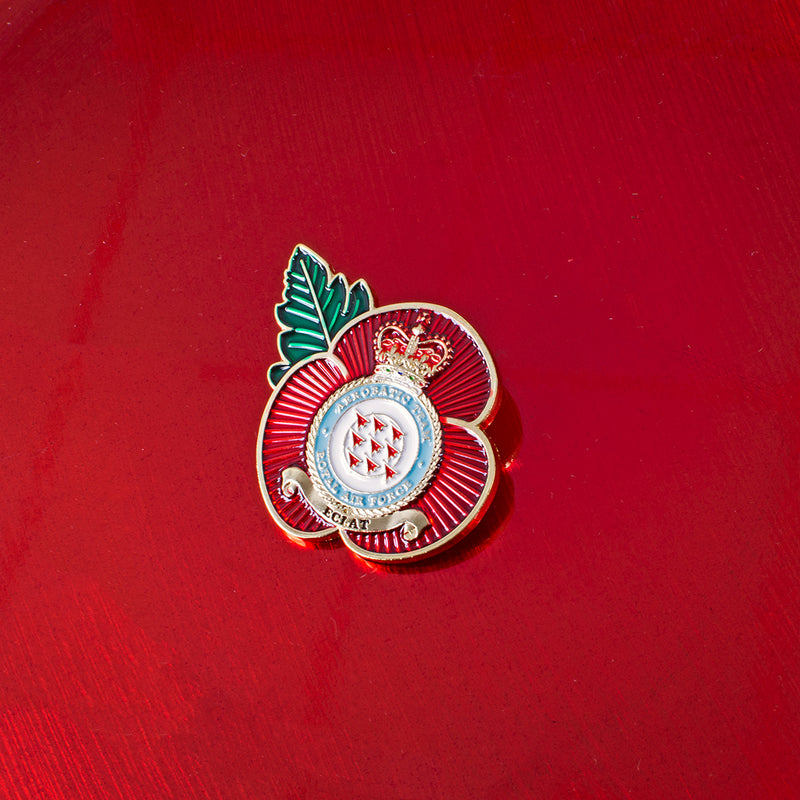 RAF Red Arrows Poppy Pin