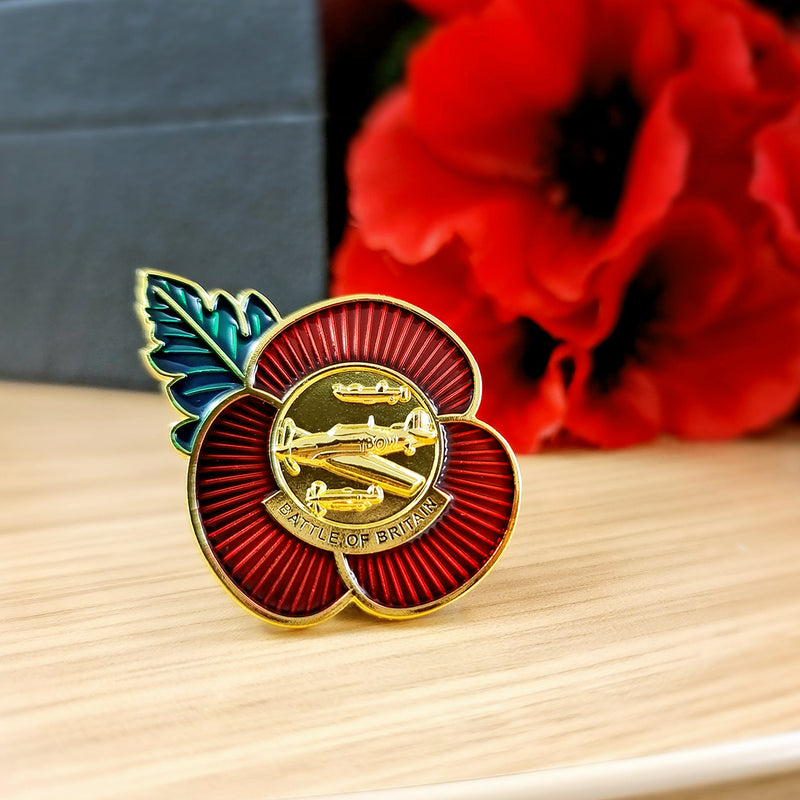 Battle of Britain Poppy Pin