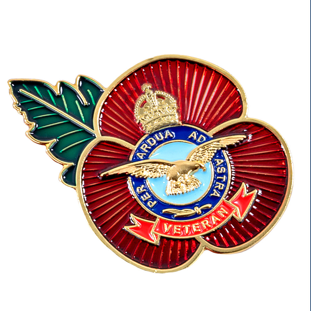 Poppy Pin Badge Veteran Veterans Pin RAFA Shop RAFATRAD