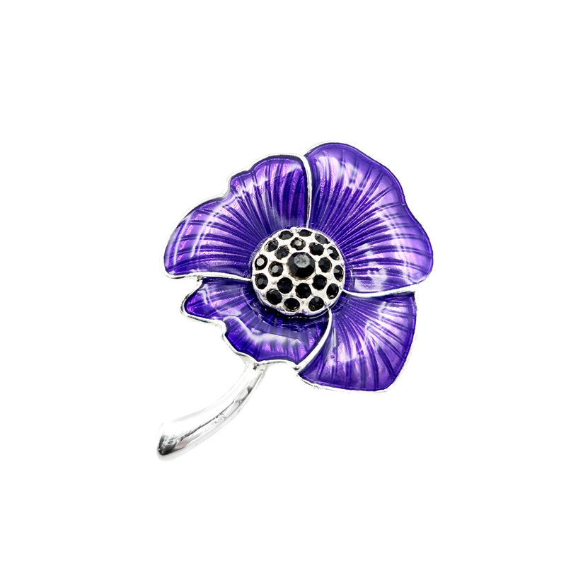 Poppy Brooch RAF Flower