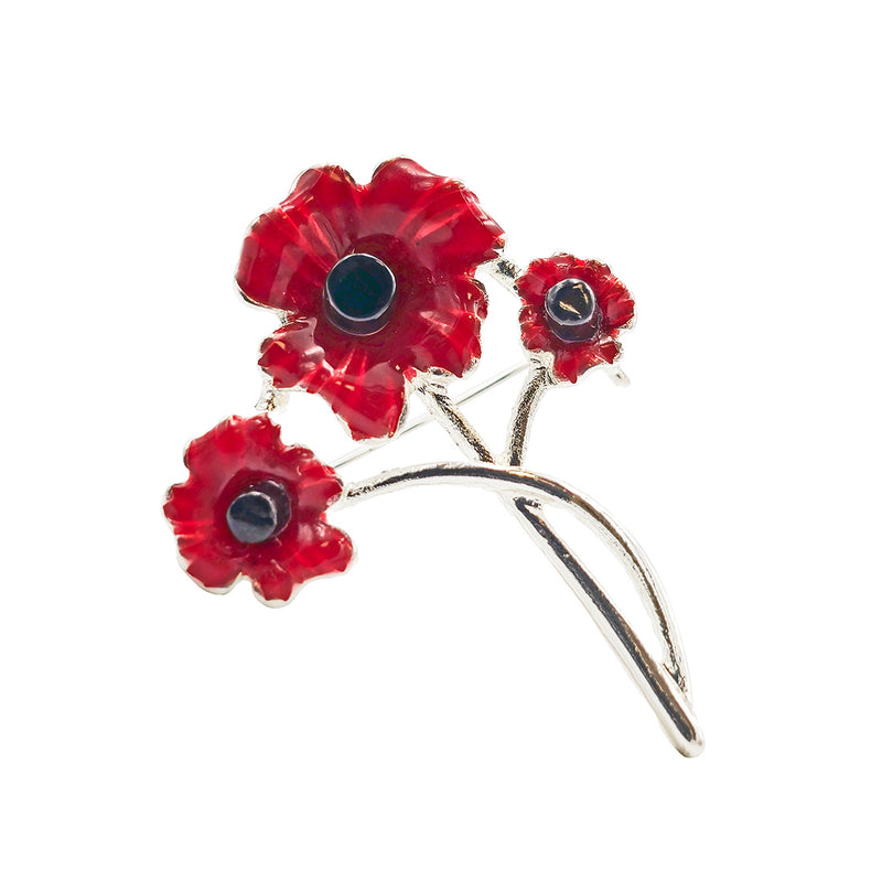 Poppy Pin Brooch