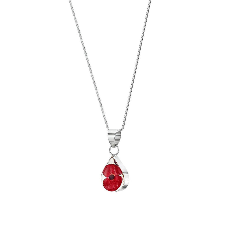Poppy Flower Necklace