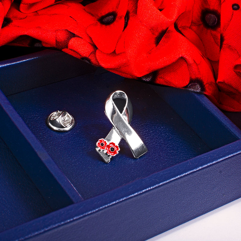 Poppy Ribbon Pin - RAFATRAD
