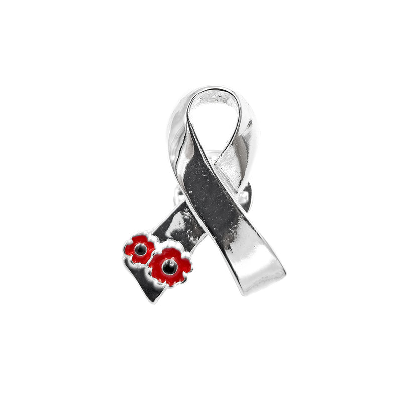 Poppy Ribbon Pin