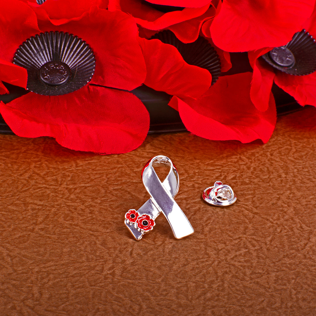 Poppy Ribbon Pin - RAFATRAD