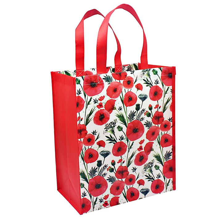POPPY BLUE RIBBON TOTE BAG トートバッグ あさぎーにょ