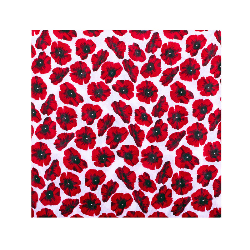 Poppy scarf