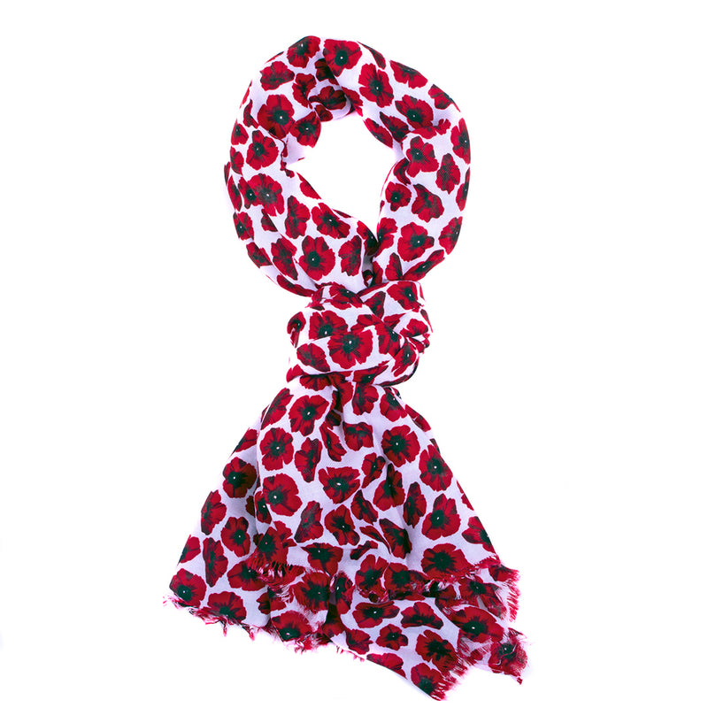 Poppy scarf