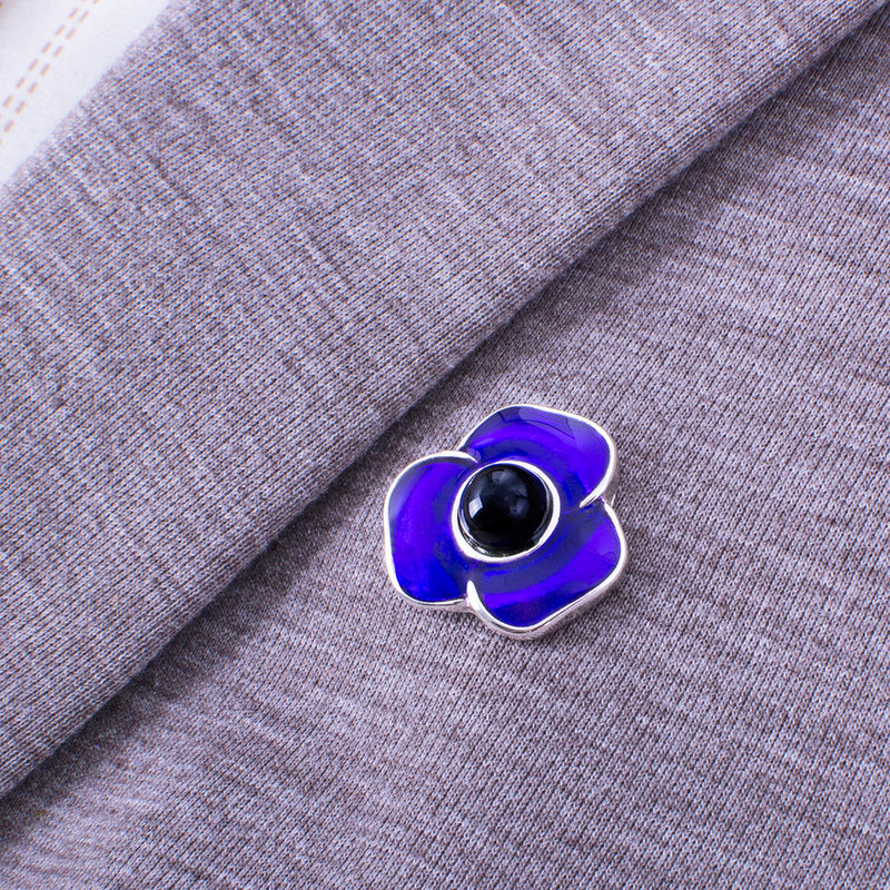 Purple Poppy Pin