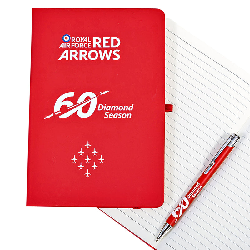 Red Arrows Notebook and Pen