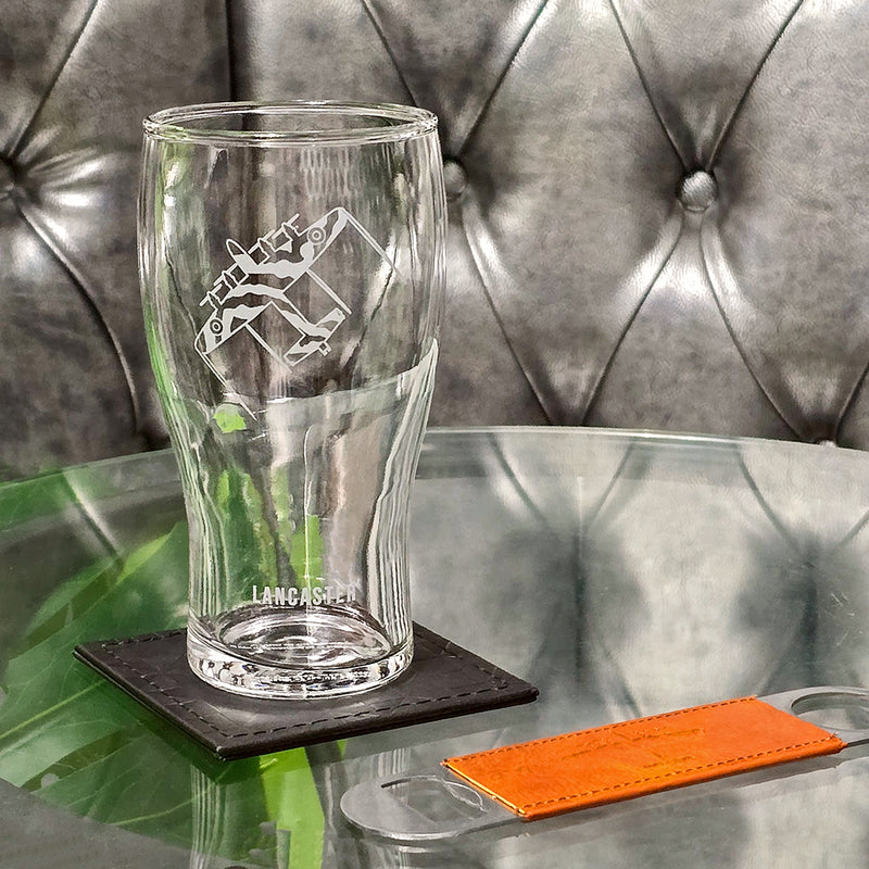 Lancaster Pint Glass & Bottle Opener Set