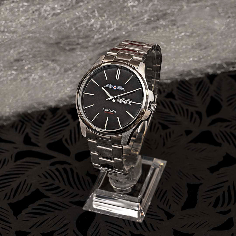 RAFA Silver Steel Mens Watch