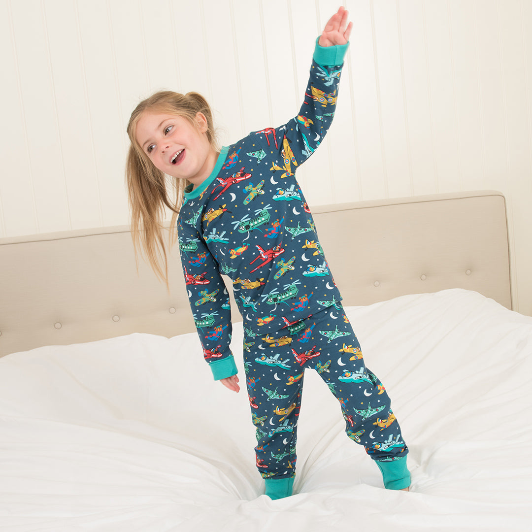 Pyjamas Flying Aircraft Kids Pyjamas - RAFATRAD