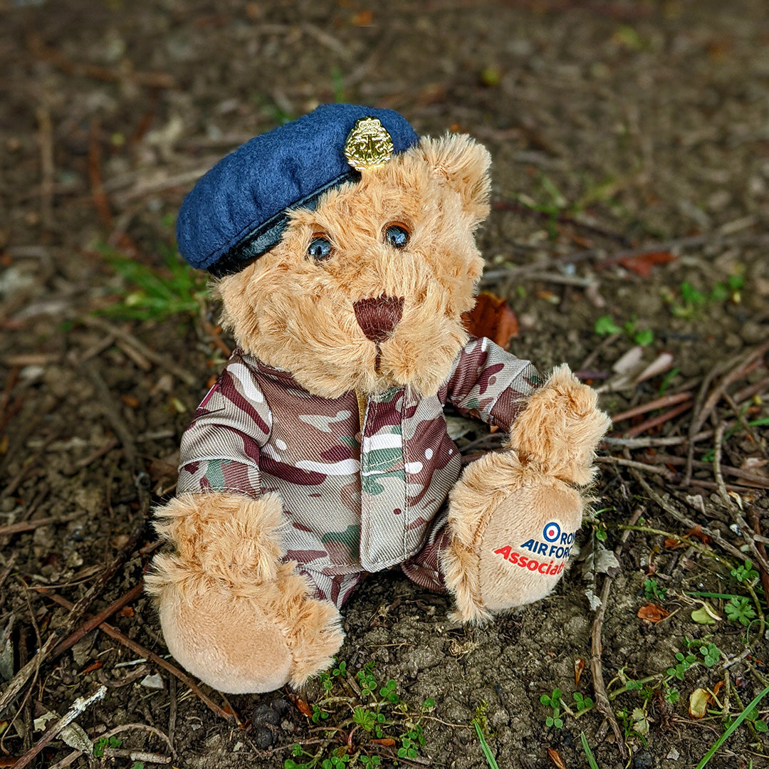 British Army Teddy Bear Small RAF Beanie Bear Air Force Bear RAF