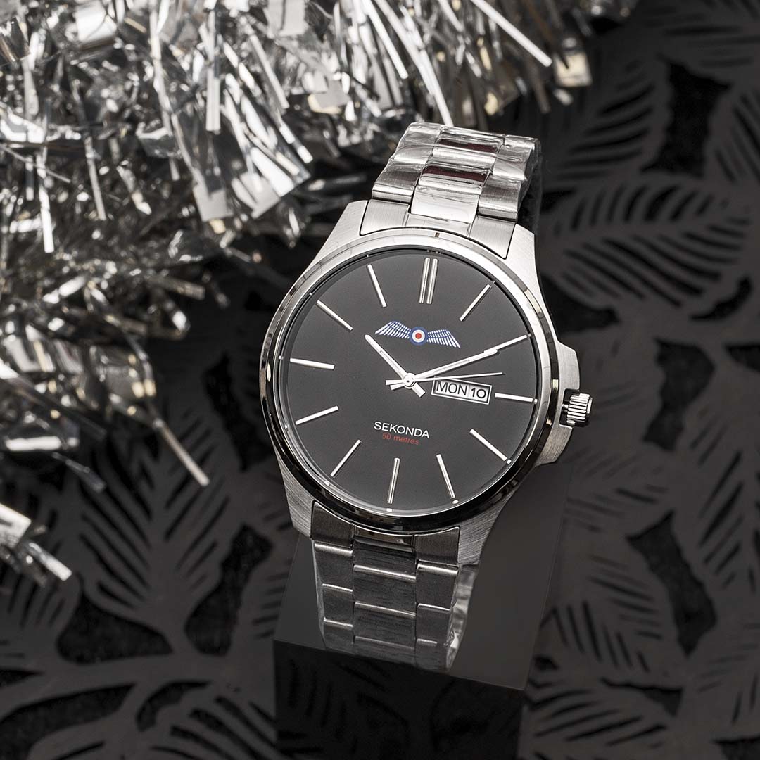 RAFA Sekonda Wings Steel Silver Men's Watch RAFA Shop RAFATRAD