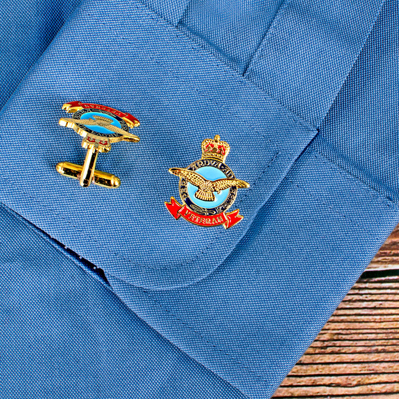 RAF Veteran Cufflinks