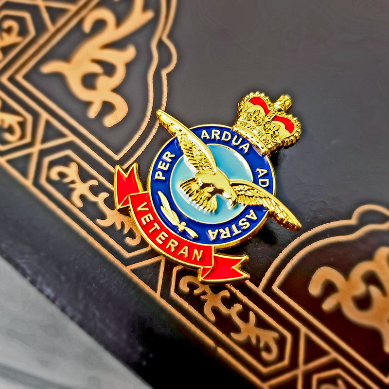 RAF Veteran Pin Badge