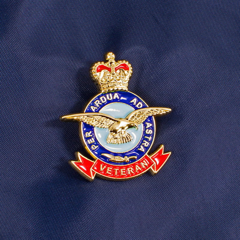 RAF Veteran Pin Badge