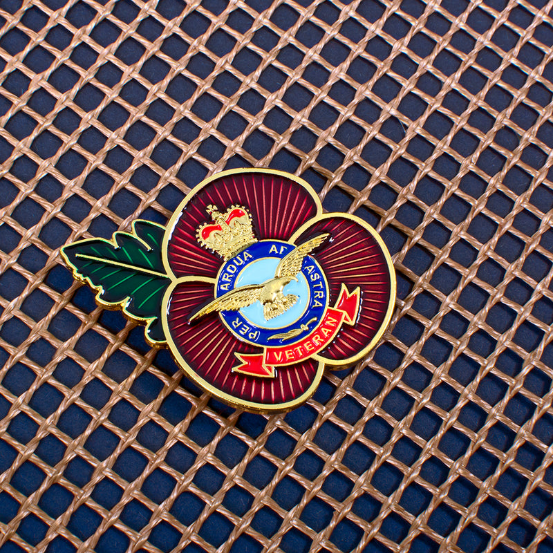 RAF Veteran Poppy Pin