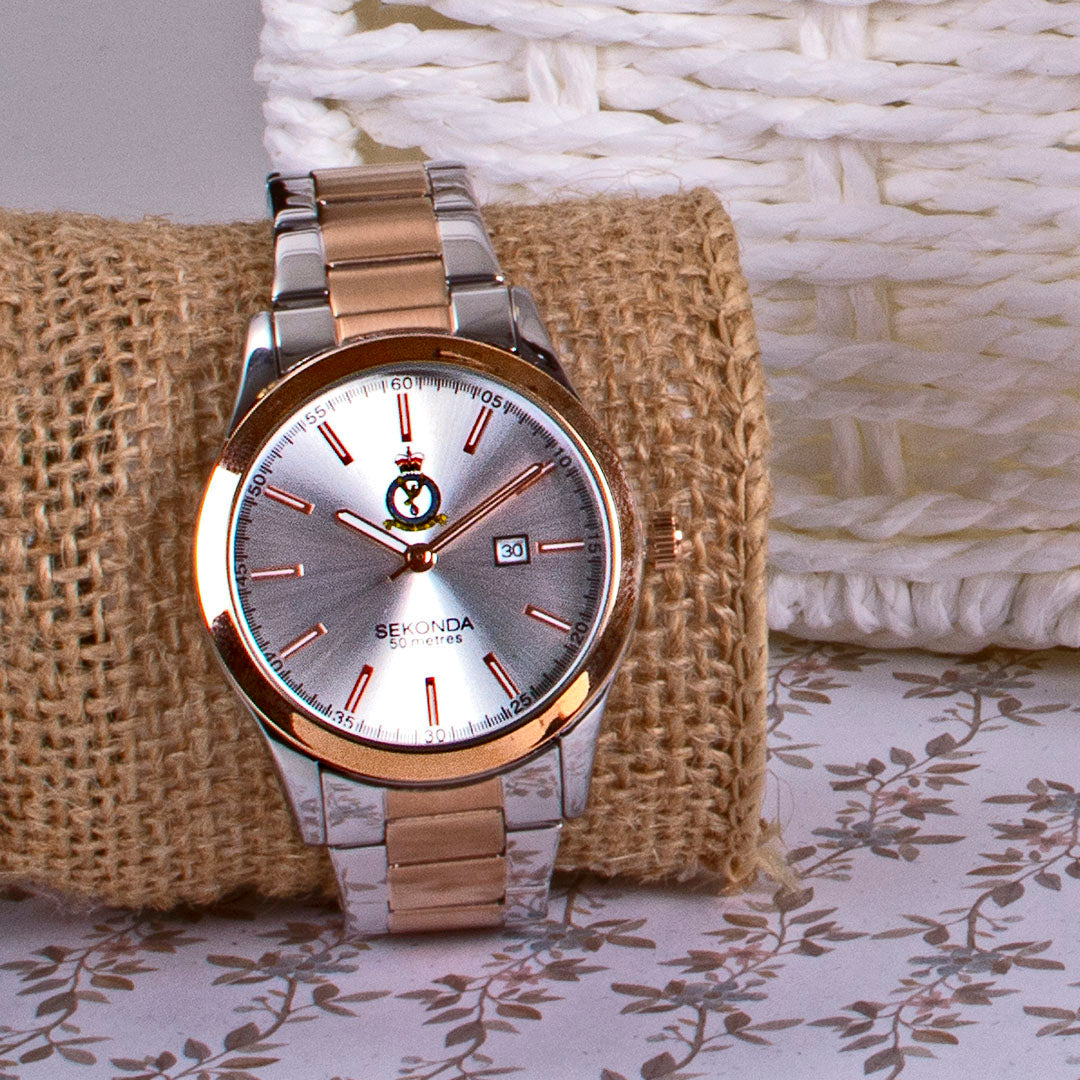 Rafa Watch Ladies Two Tone RAF Association Crest Watch - Timeless Style - RAFATRAD