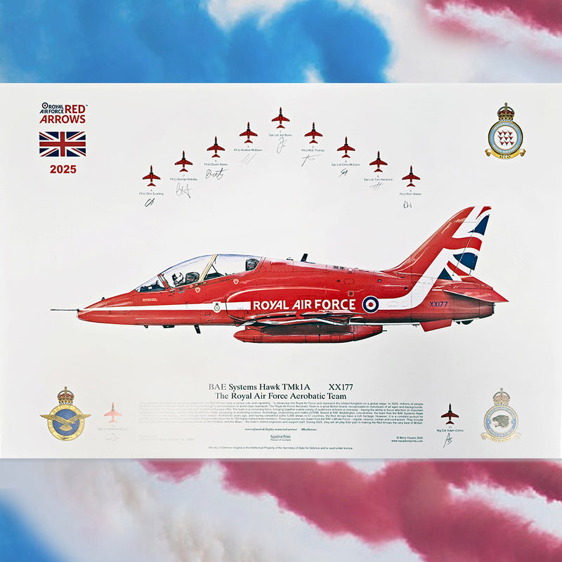 Red Arrows Print