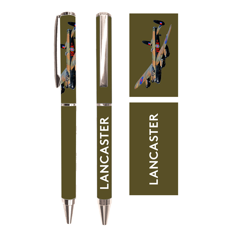 Boxed Metal Pen - Lancaster Bomber