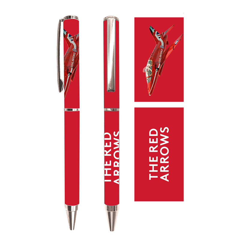 Boxed Metal Pen - The Red Arrows