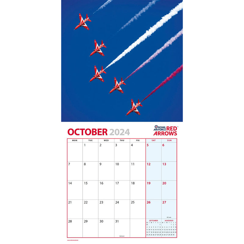 Red Arrows Calendar 2024