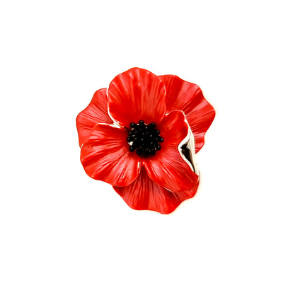 Red Poppy Pin