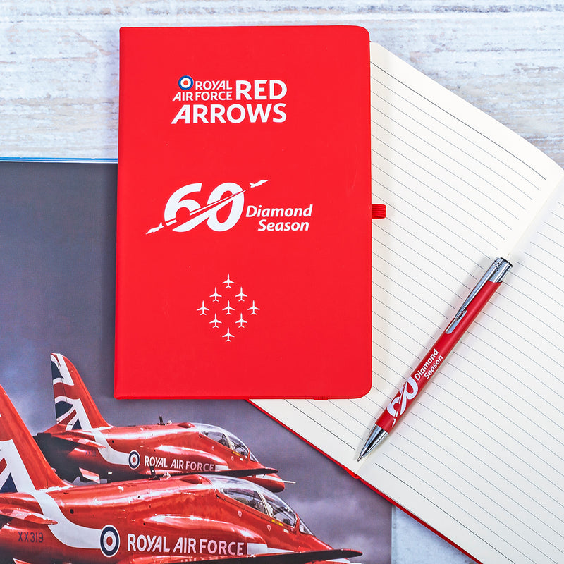 Red Arrows Notebook and Pen