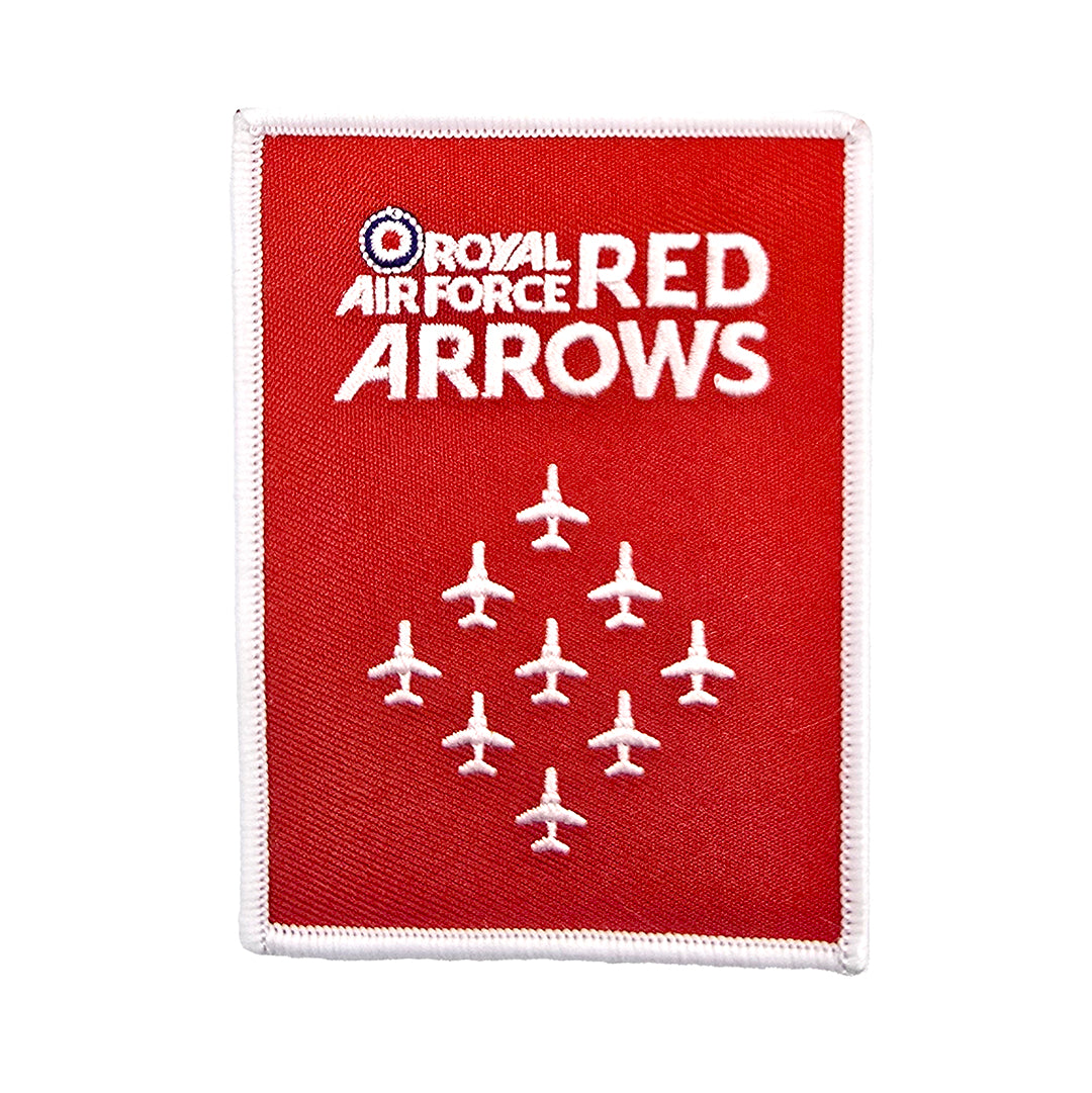 Red Arrow Ranks Red Arrows Logo & Diamond 9 Embroidered Badge | RAFA Shop - RAFATRAD