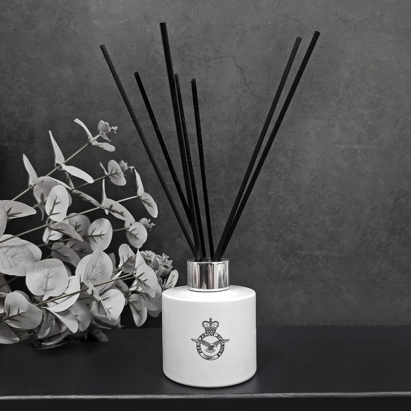 White RAF Crest Reed Diffuser