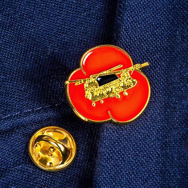 Chinook Poppy Pin Badge