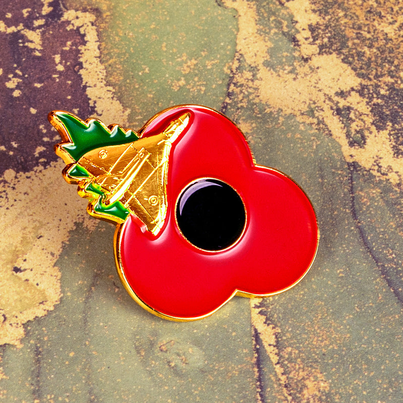 Vulcan Poppy Pin