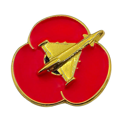 Typhoon 2cm Poppy Pin Badge