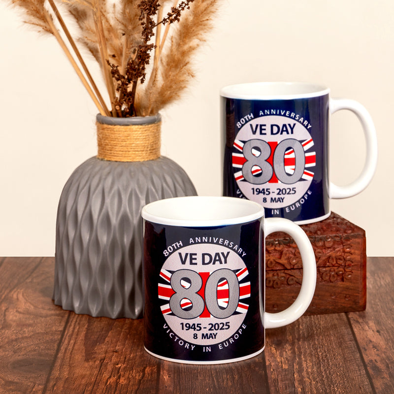 VE Day 80 Blue Mug