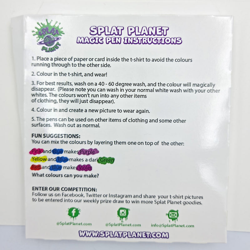 RAF Childrens-Kids Colour In Splat T-Shirt