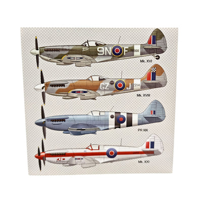 Spitfire Birthday Card