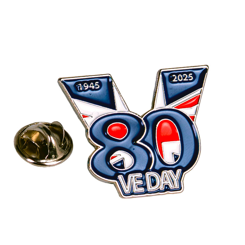 VE Day 80 Pin Badge
