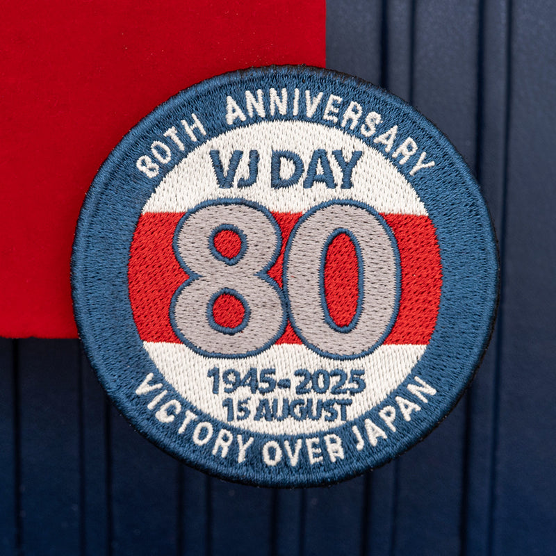 VJ Day Embroidered Badge