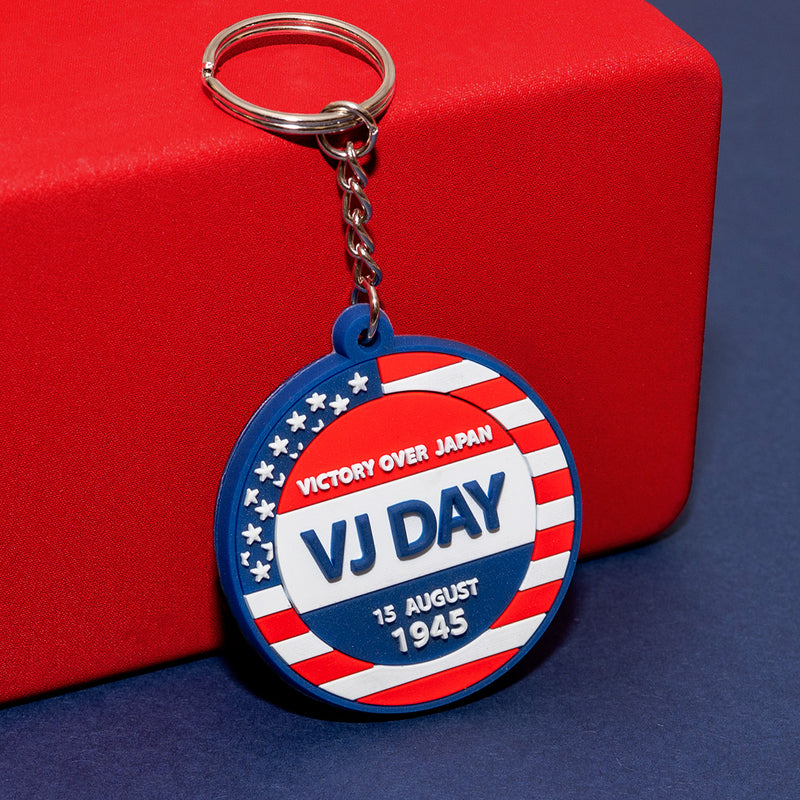 VJ Day Keyring