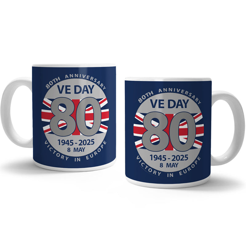 VE Day 80 Blue Mug