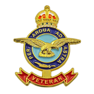 RAF Veteran Pin Badge