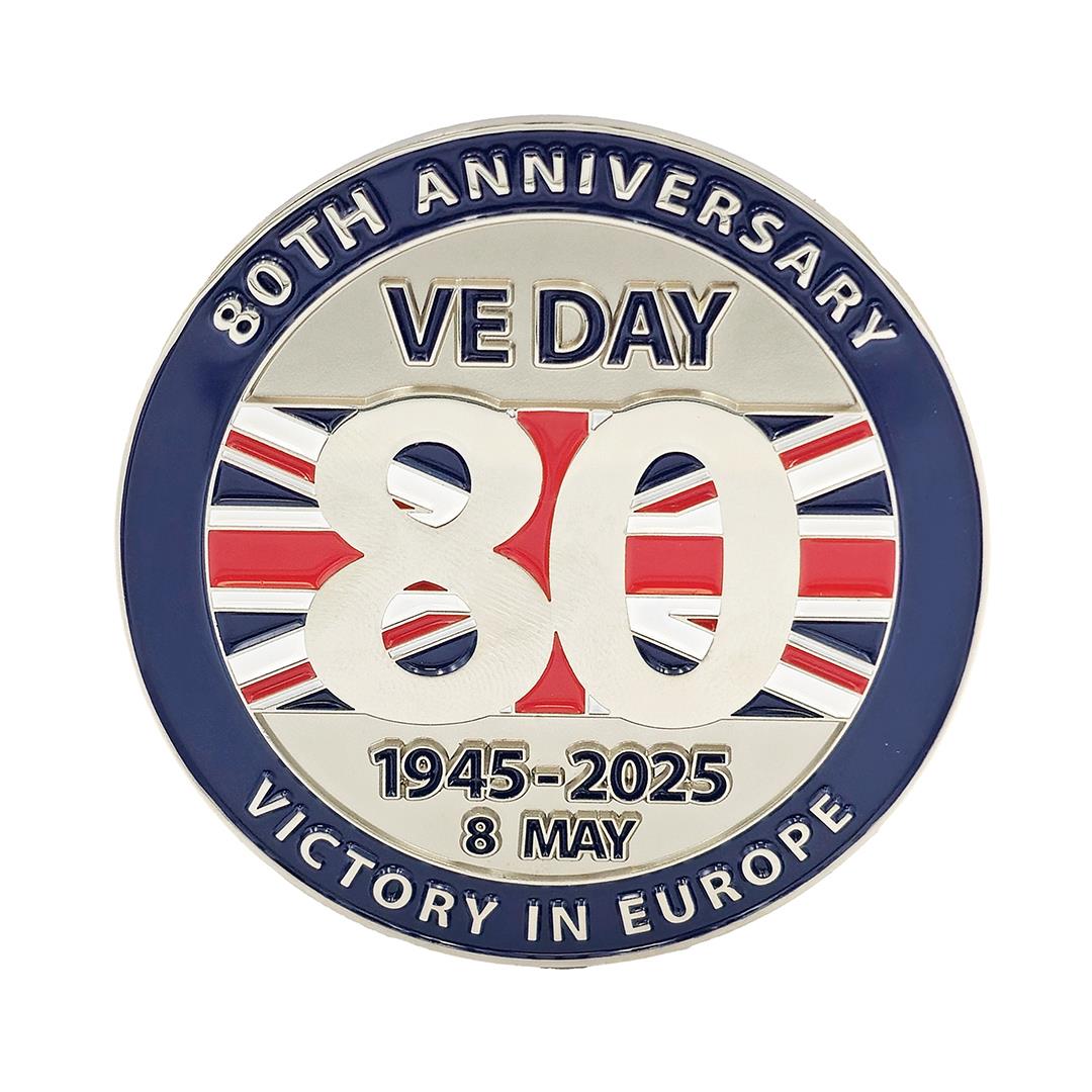 VE Day 80 Metal Magnet RAFATRAD