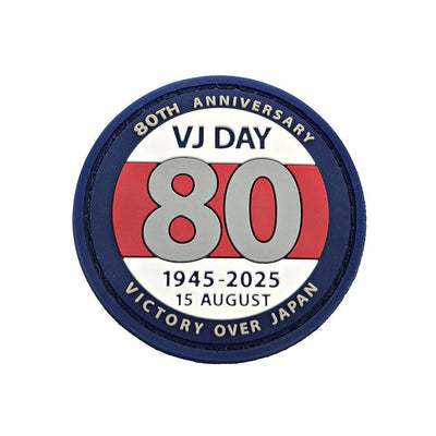 VJ Day 80 PVC Badge