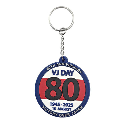 VJ Day 80 PVC Keyring 