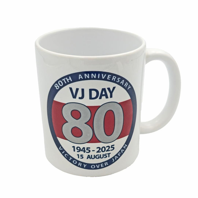 VJ Day 80 White Mug