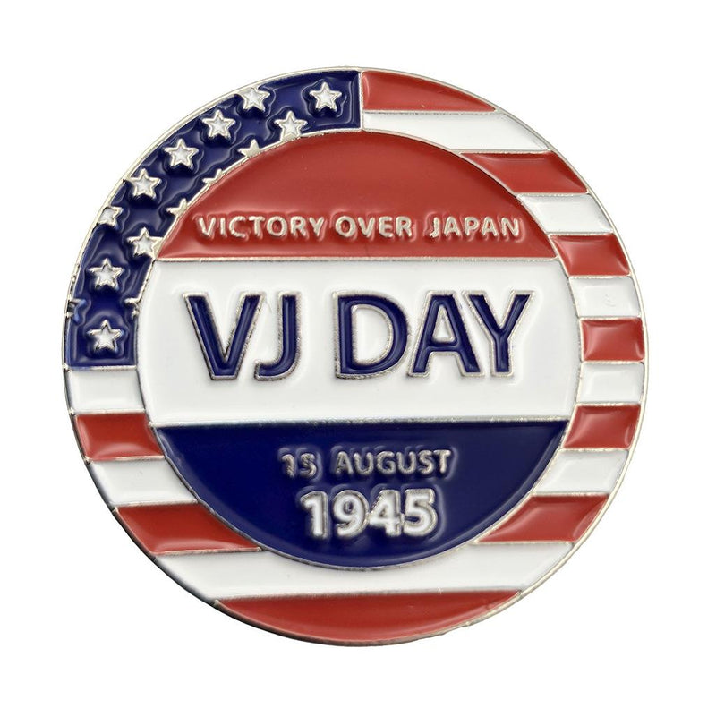 VJ Day Pin Badge